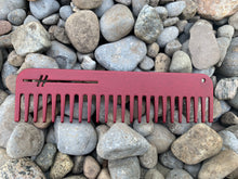 Load image into Gallery viewer, Heircomb Abbey Wide Tooth Matte Cherry