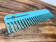 Load image into Gallery viewer, Heircomb Abbey Wide Tooth Matte Teal (Seafoam)