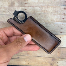 Load image into Gallery viewer, Heircomb Guardian Leather Sheath in Tan finish for Executor Comb