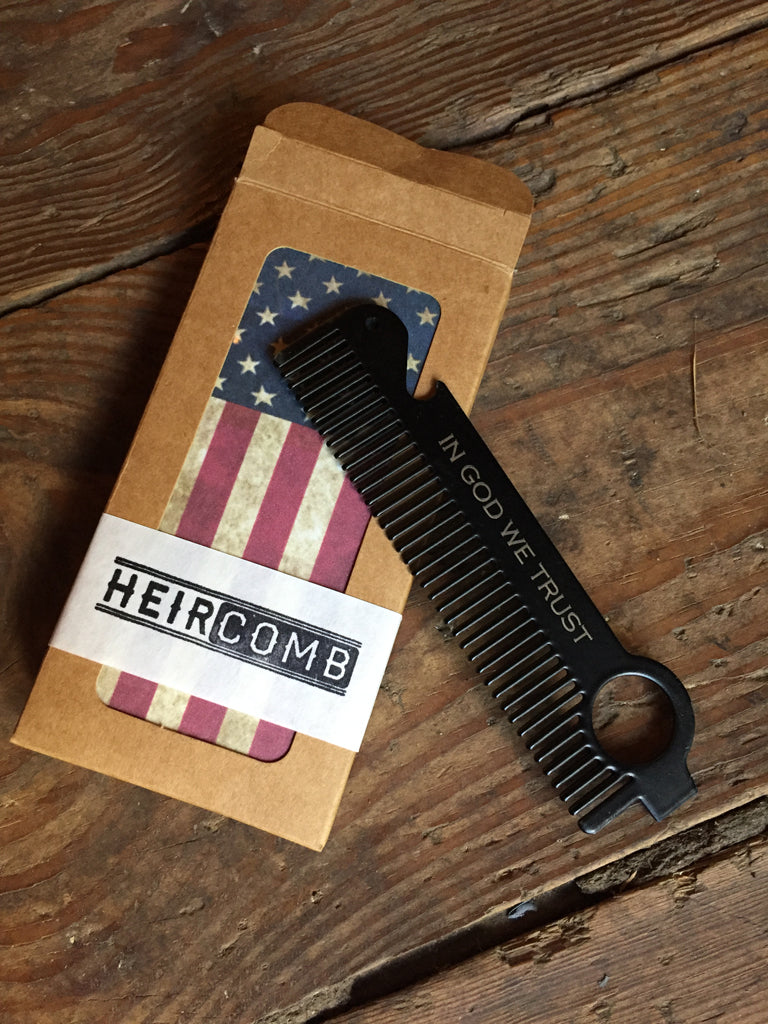 Heircomb Executor Metal Hair and Beard Comb