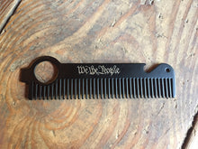 Load image into Gallery viewer, Heircomb Executor Metal Hair and Beard Comb We The People