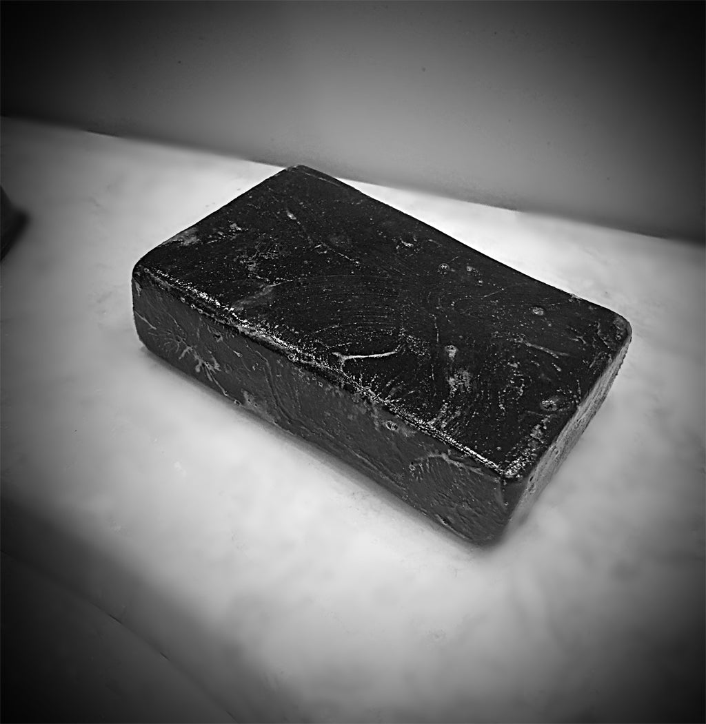 Chivalry charcoal black bar soap