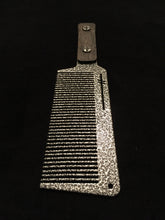 Load image into Gallery viewer, &quot;The Master&quot; Silver Envy Flat Top Comb w/ Wood Handle
