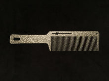 Load image into Gallery viewer, &quot;The Master&quot; Silver Envy Flat Top Comb
